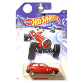 Hot Wheels Holiday Rods VW Volkswagen Golf in Red WALMART